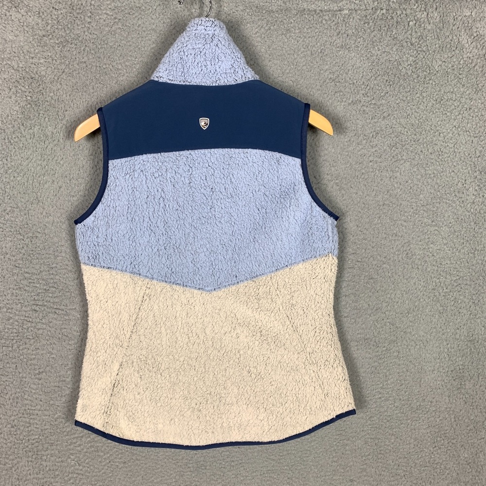 Kuhl Prism Vest Women's Small Glacier High Pile Fleece Stretch Zip Up Colorblock - Picture 5 of 15
